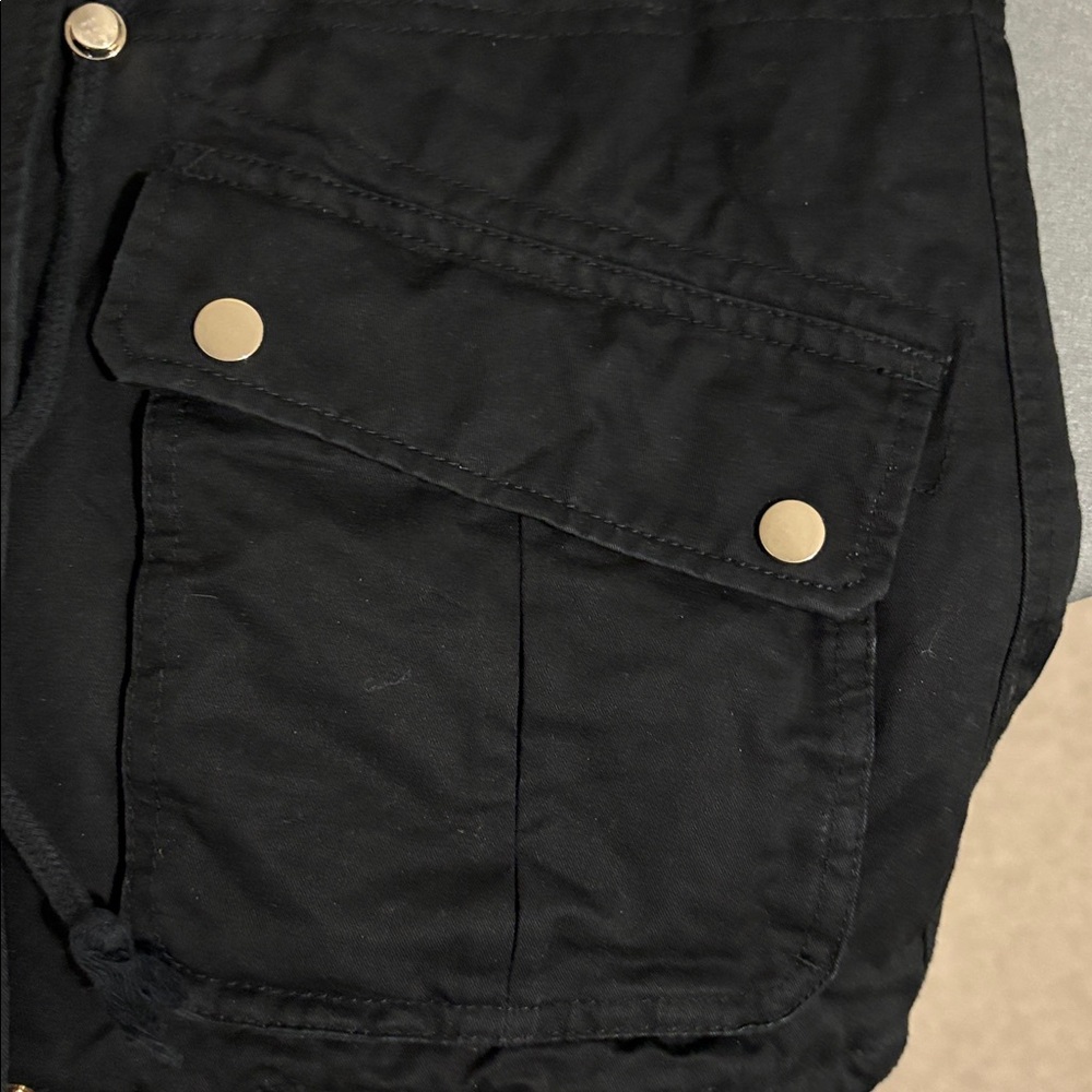 H&M Divided Women's Black Faux
Fur Pile-lined Parka Jacket with hood - Picture 11 of 15